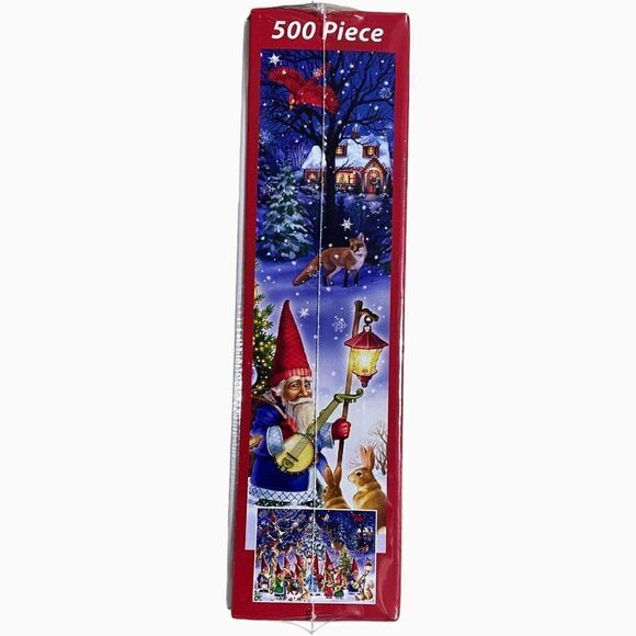 Christmas gnomes jigsaw puzzle vermont christmas company randy wollenmann 500 pc - Picture 5 of 10
